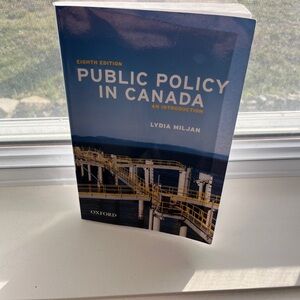 Oxford Public Policy in Canada Textbook – Blue and Yellow Cover